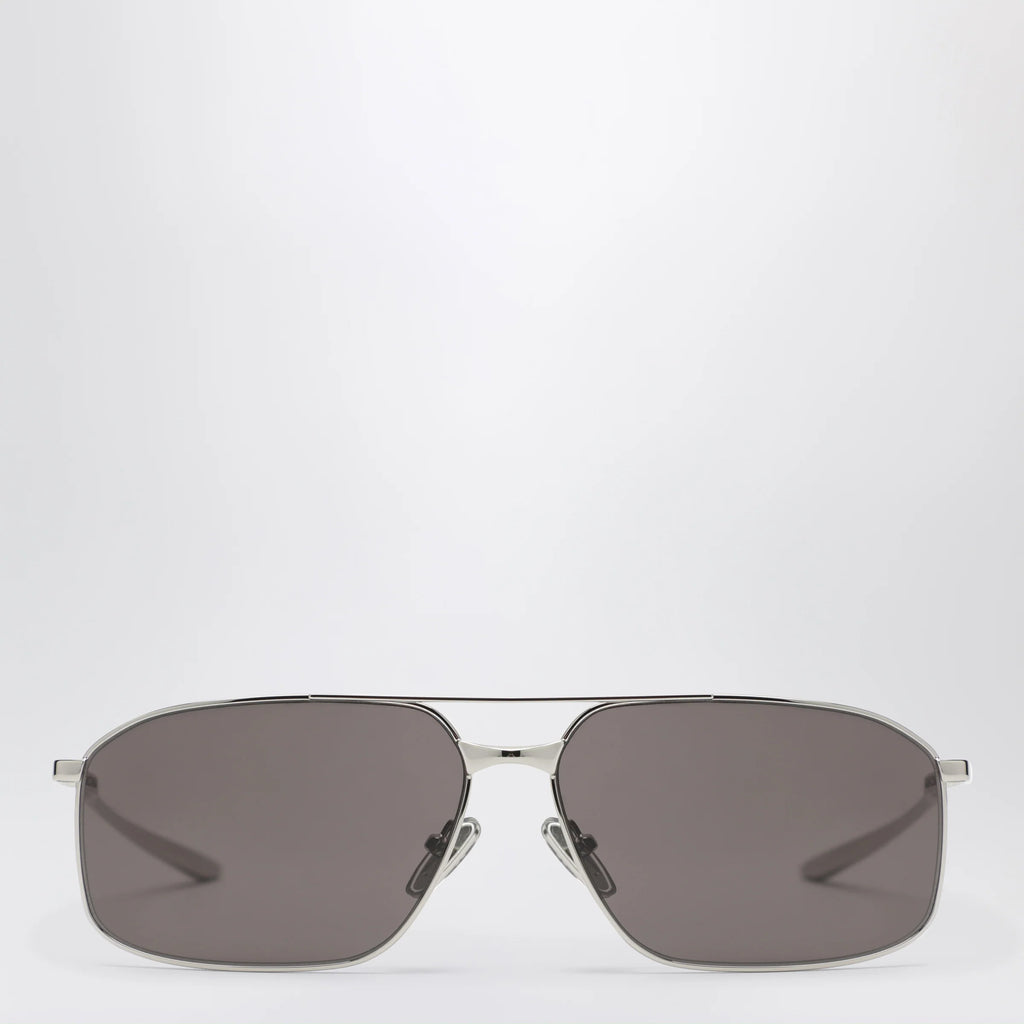 Balenciaga Rectangular Silver/Black sunglasses