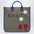 GUCCI Beige GG Supreme MR. MEN™ LITTLE MISS™ shopping bag