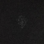 GUCCI Black Wool Turtleneck With Logo Embroidery