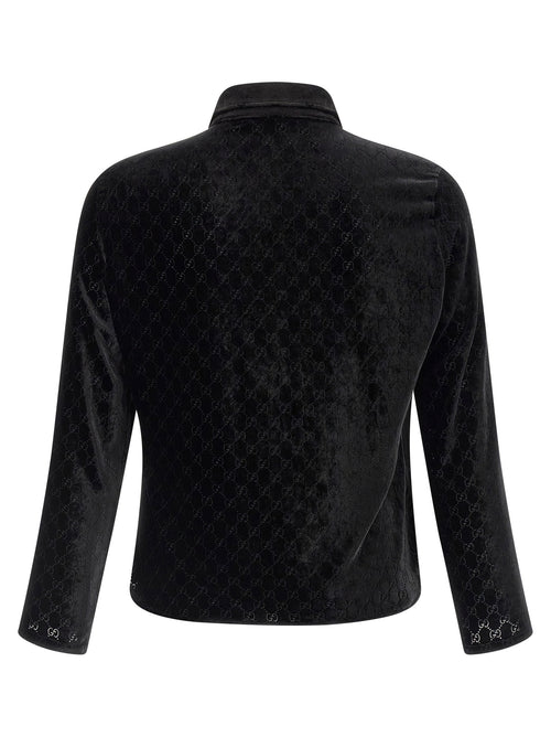 Gucci Gg Velvet Shirt