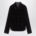 GUCCI GG stretch dévoré velvet shirt