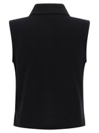 Saint Laurent Cassandre Embroidered Polo Shirt