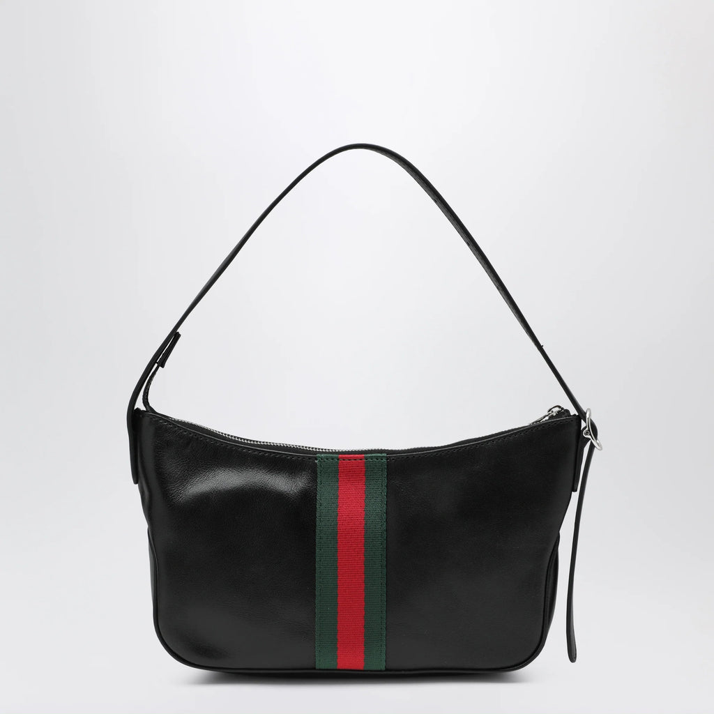 GUCCI Small Black Lunetta Bag
