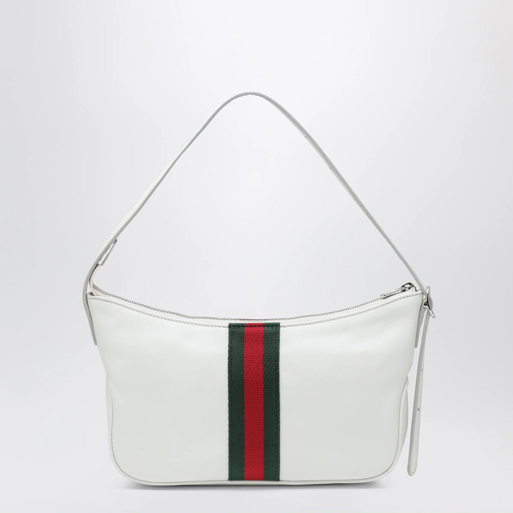 GUCCI Small White Lunetta Bag