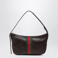 GUCCI Small brown Lunetta leather bag