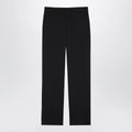 GUCCI Black Wool Trousers With GG Pattern