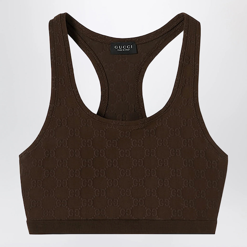 GUCCI GG jacquard jersey top