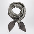 GUCCI Diamond-Shaped Printed Silk Twill Scarf