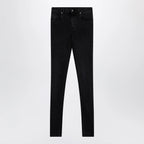 GUCCI Skinny washed cotton denim jeans in black