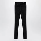 GUCCI Skinny washed cotton denim jeans in black