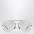 GUCCI Silver pilot sunglasses