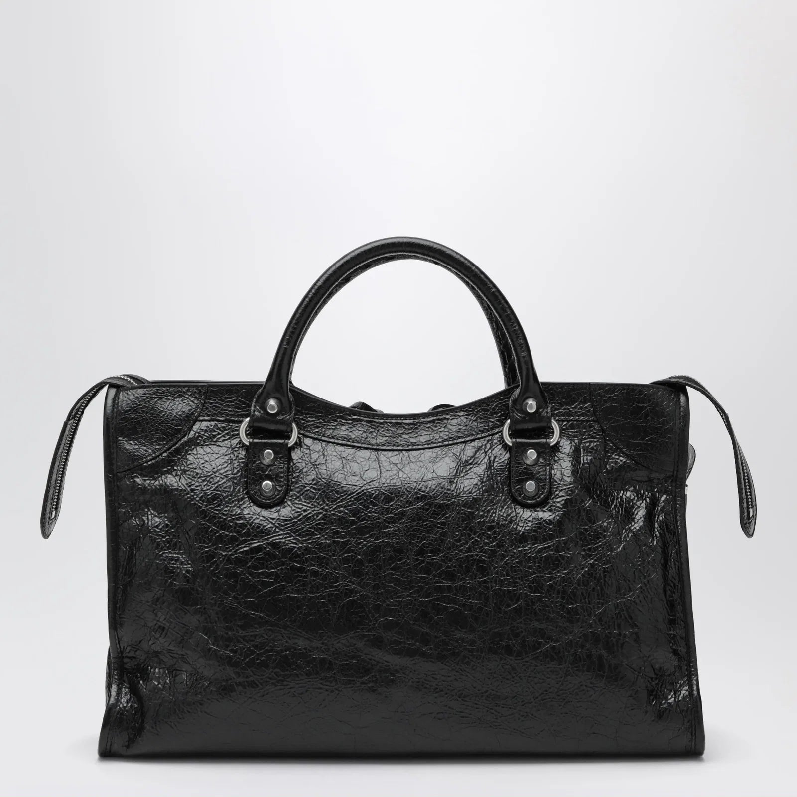 Balenciaga Le City Medium bag in Arena lambskin leather black