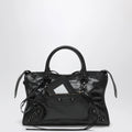 Balenciaga Small Le City handbag in Arena lambskin black