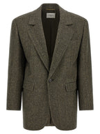 Saint Laurent Herringbone Blazer