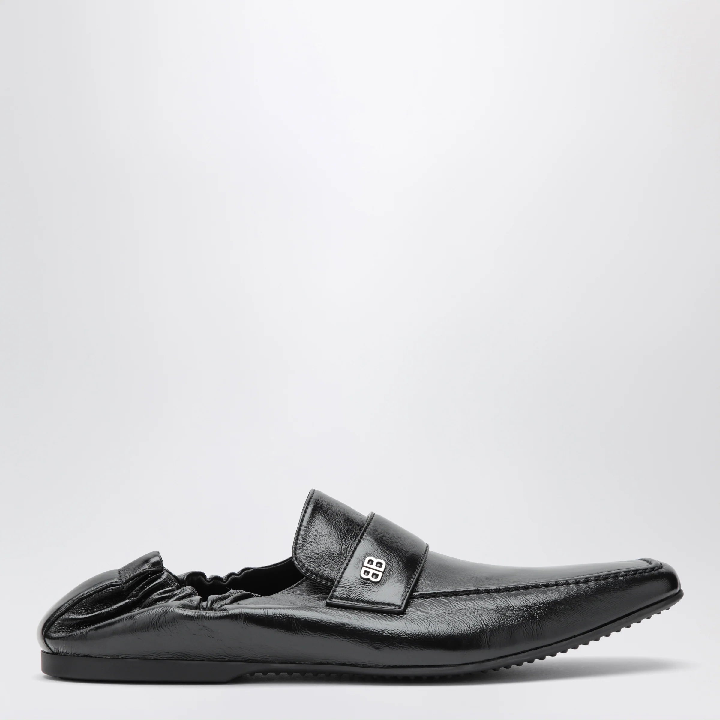 Balenciaga Palermo BB loafer in goat leather in black