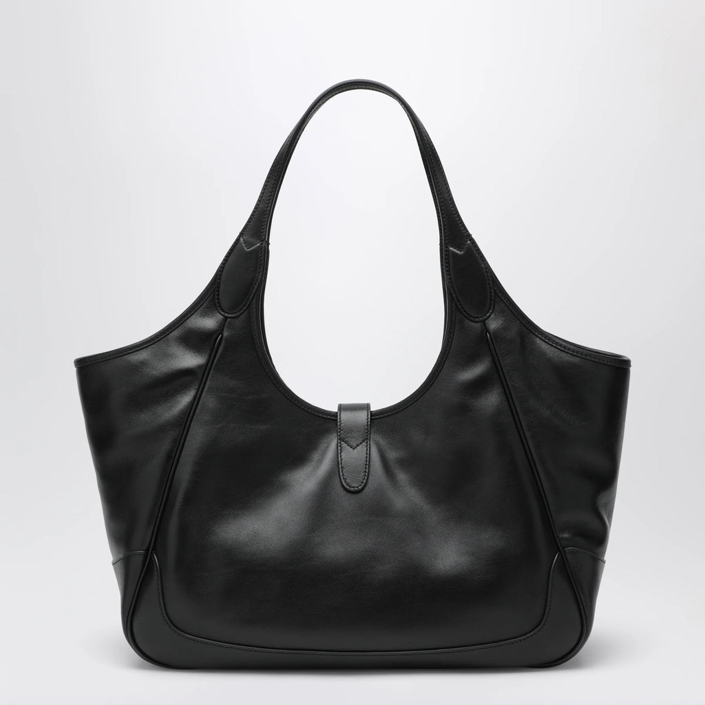 GUCCI Medium black Mercato shopping bag