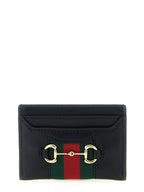 Web Horsebit Gucci Card Holder