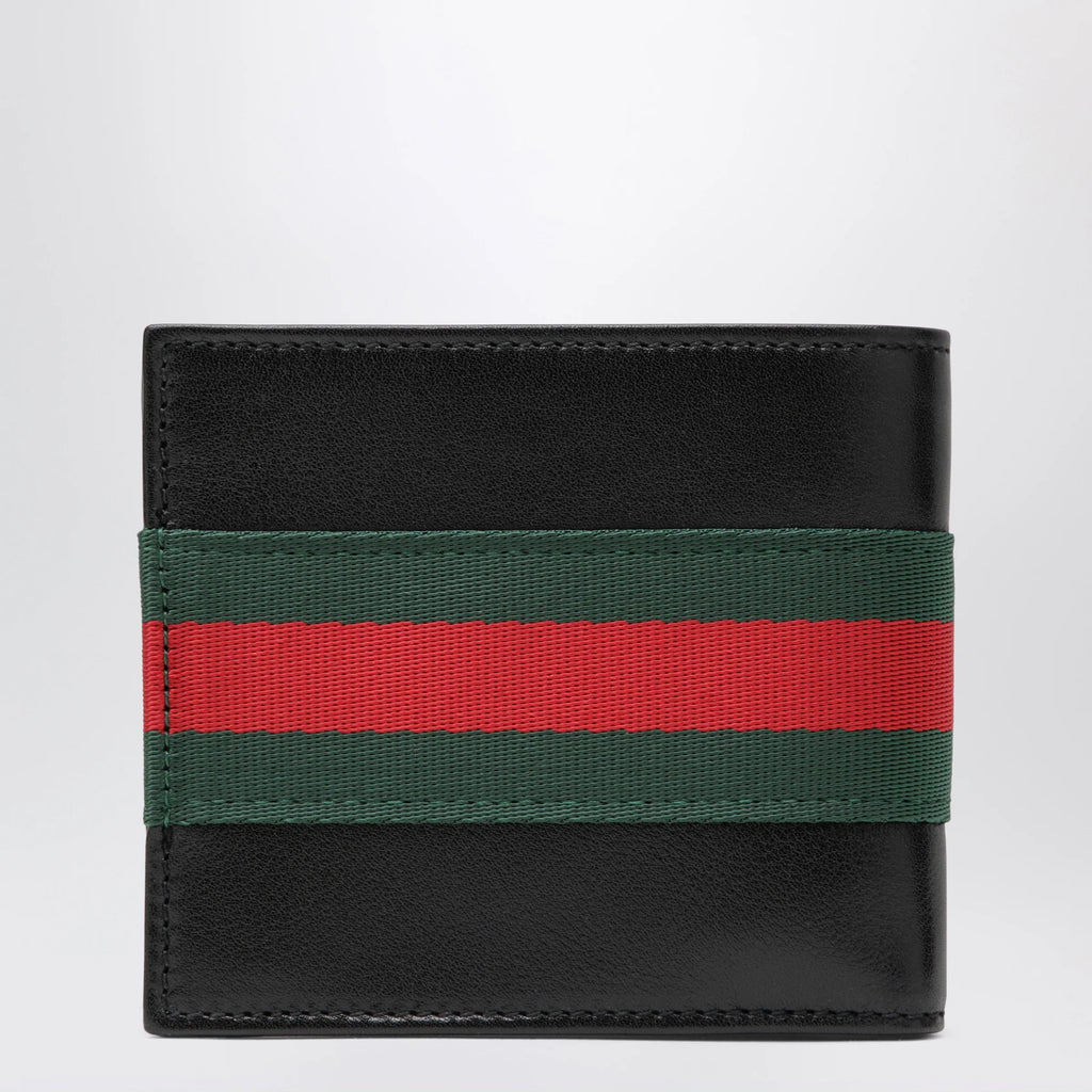 GUCCI Web Trademark bi-fold wallet black