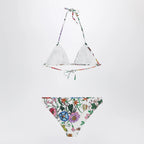 Sparkling Jersey Bikini With Gucci Flora Print