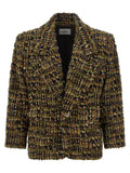 Saint Laurent Bouclé Tweed Blazer