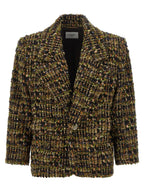 Saint Laurent Bouclé Tweed Blazer