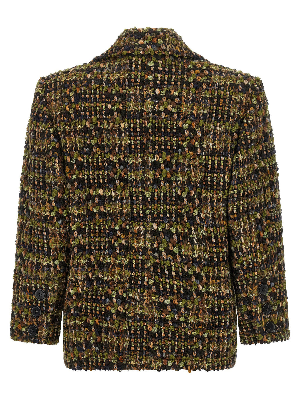 Saint Laurent Bouclé Tweed Blazer