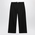 Balenciaga Black cotton twill chino trousers