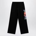 Balenciaga Black jogger trousers with logo print
