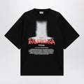 Balenciaga Women's The Door oversize T-shirt in black cotton