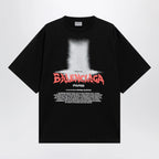 Balenciaga Women's The Door oversize T-shirt in black cotton