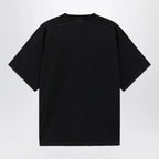 Balenciaga Black faded oversized T-shirt with logo print
