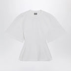 Balenciaga Shaped T-shirt in heavy cotton jersey in white