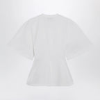 Balenciaga Shaped T-shirt in heavy cotton jersey in white