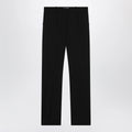 Balenciaga Slim tailored trousers in stretch wool twill, black