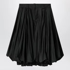 Balenciaga Black balloon skirt in silk blend