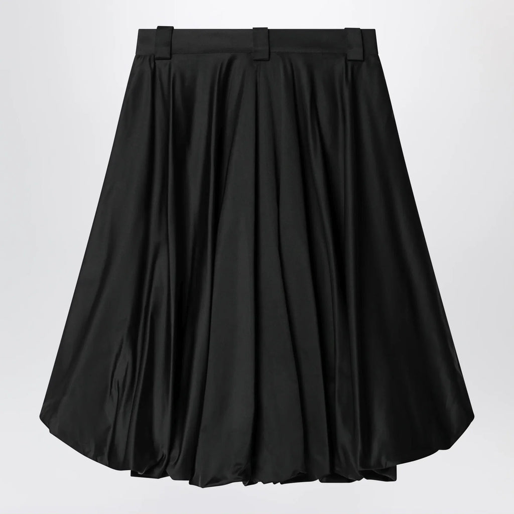Balenciaga Black balloon skirt in silk blend