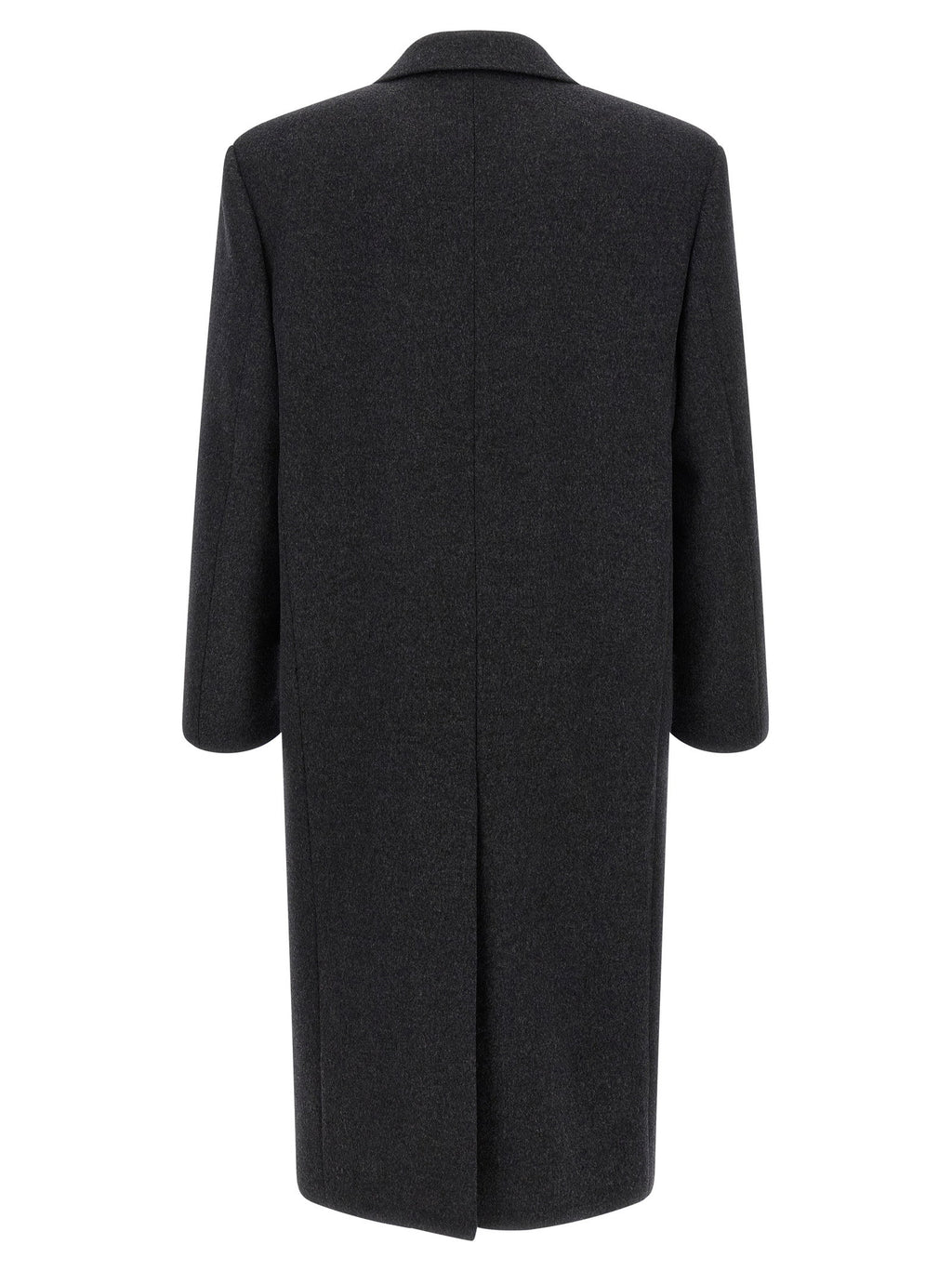 Saint Laurent Double-face Combed Wool Coat