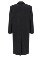 Saint Laurent Double-face Combed Wool Coat