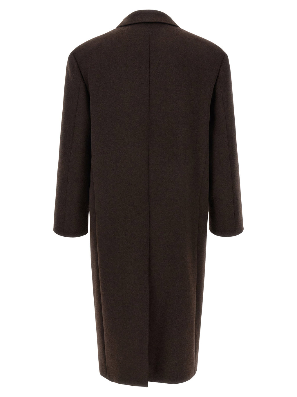 Saint Laurent Double-face Combed Wool Coat