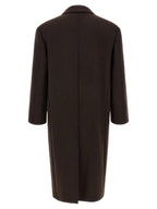 Saint Laurent Double-face Combed Wool Coat