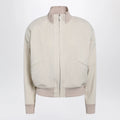 GUCCI Écru poplin zip jacket