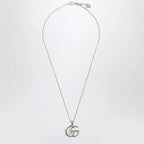 GUCCI GG Marmont necklace with silver-tone Double G pendant