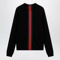 Gucci cashmere sweater with Web motif in black