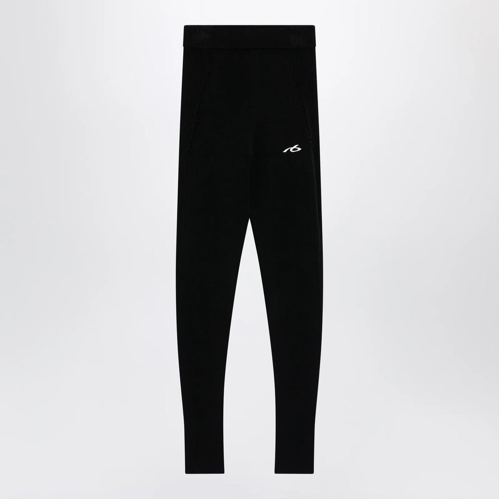 Balenciaga Black Techwear viscose leggings