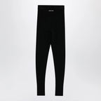 Balenciaga Black Techwear viscose leggings
