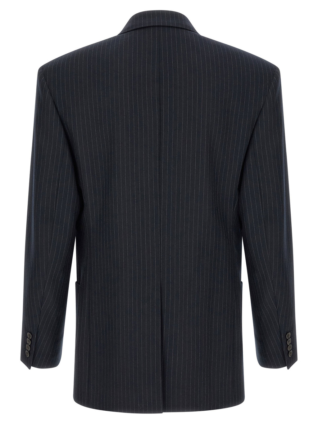 Saint Laurent Pinstriped Double-breasted Blazer
