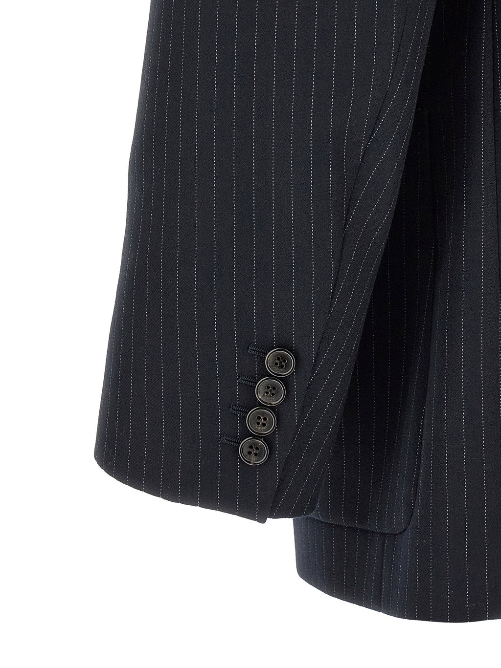 Saint Laurent Pinstriped Double-breasted Blazer