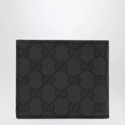 GUCCI Essence Classic bifold wallet in GG canvas, black