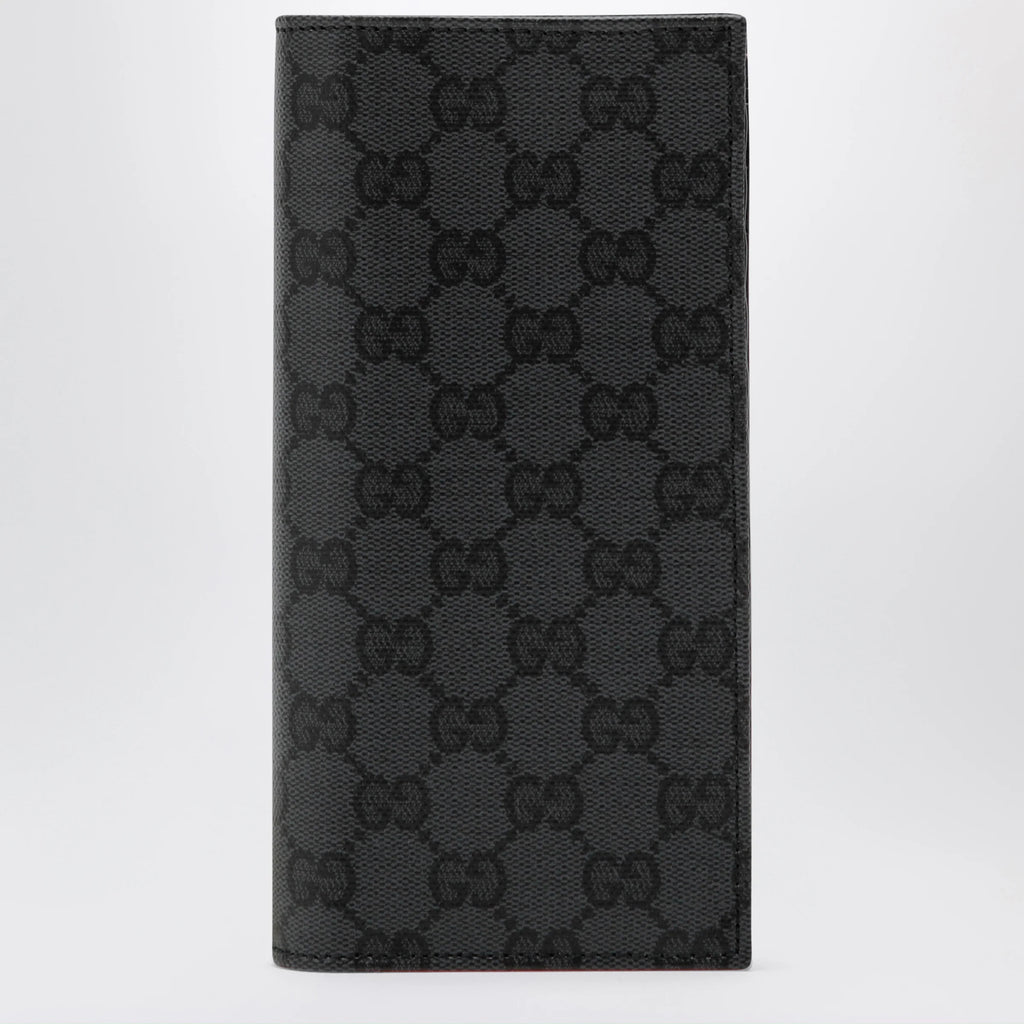 GUCCI Essence Classic long wallet in black GG fabric