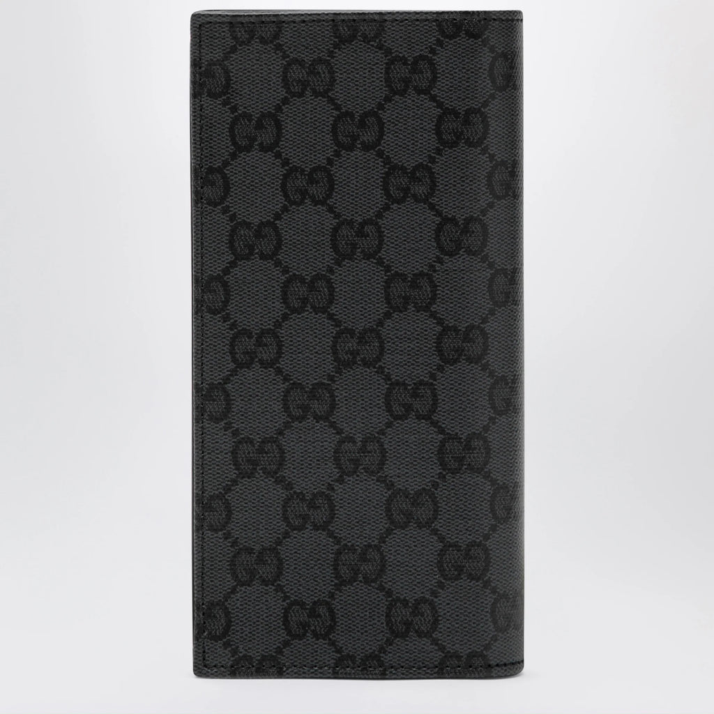 GUCCI Essence Classic long wallet in black GG fabric